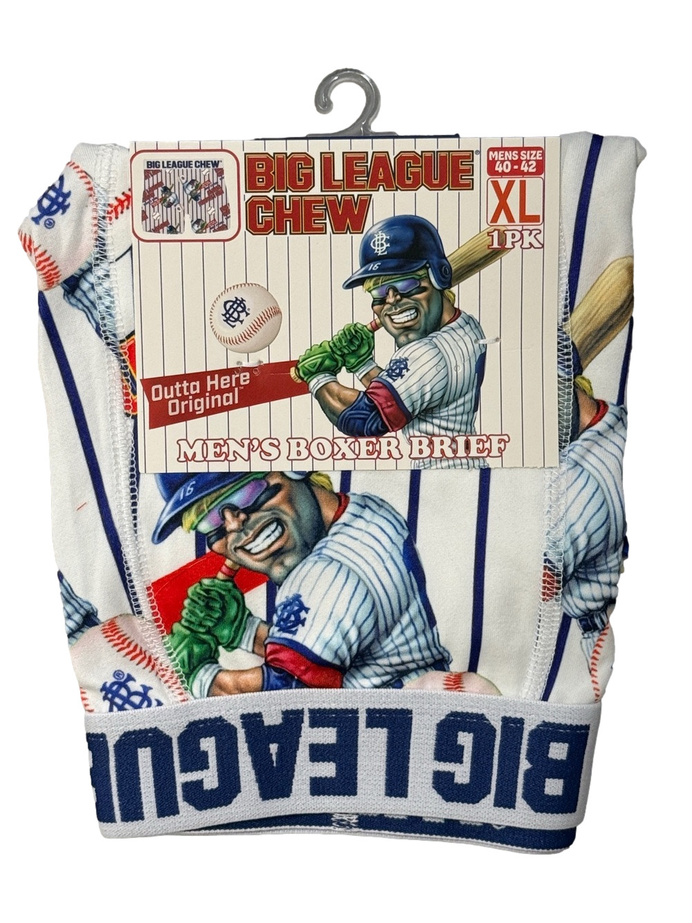 Mens Big League Chew Licensed Boxer Briefs - Size Extra Large XL - NWT